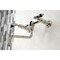 Kingston Brass KS1216PKL Wall Mount Bathroom Faucet, Polished Nickel KS1216PKL - alternate 5